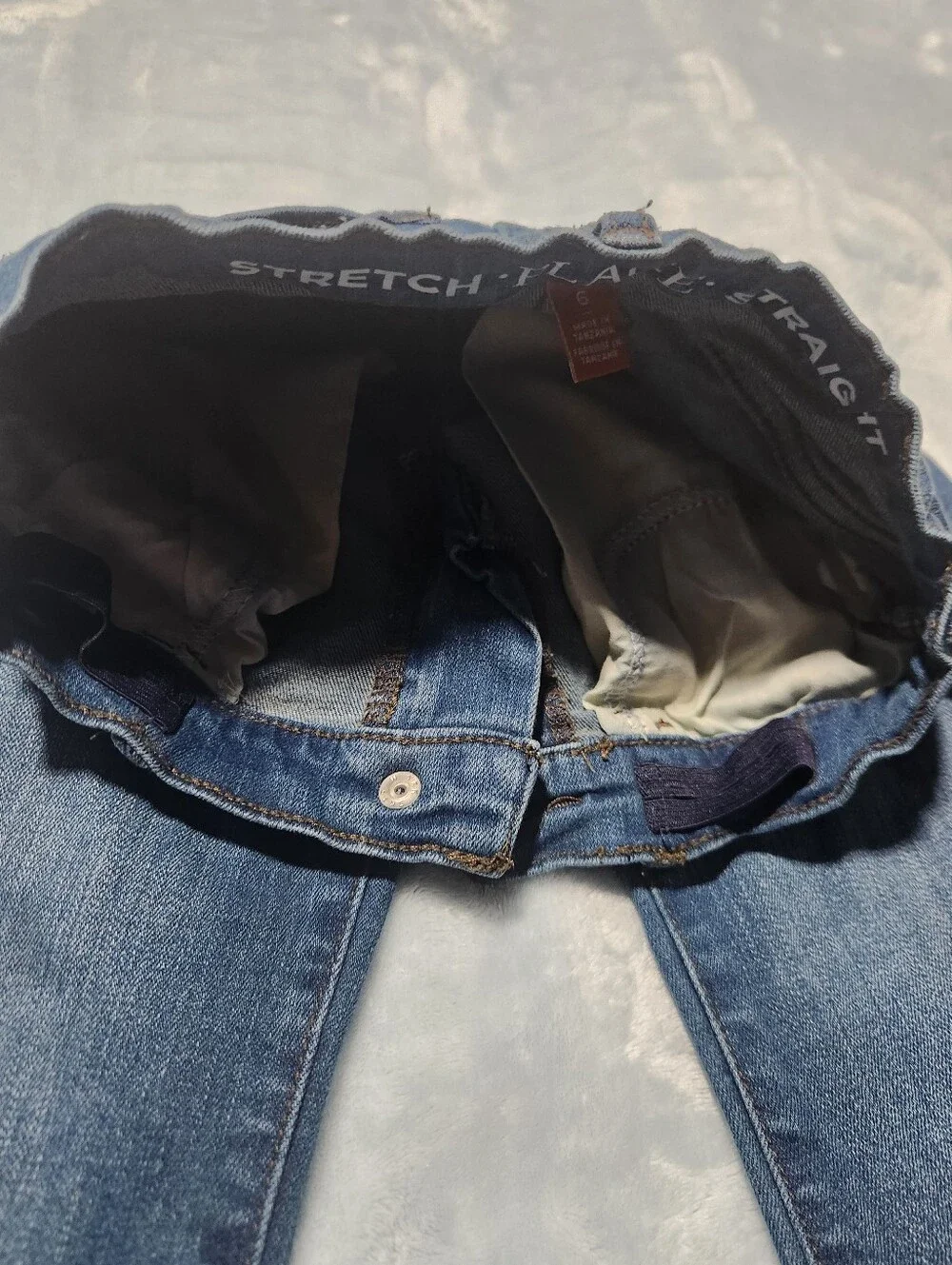 Classic Boy's Dark Blue Straight Leg Jeans